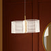Mini Pendant Nuvo 62-2406 Kenzo - LED 2 Light Mini Pendant - Polished Anodized Bronze Finish - Light Guide Panel Nuvo