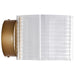 Sconce Nuvo 62-2407 Kenzo - LED 1 Light Wall Sconce - Vintage Brass Finish - Light Guide Panel Nuvo