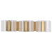 Vanity Nuvo 62-2408 Kenzo - LED 3 Light Vanity - Vintage Brass Finish - Light Guide Panel Nuvo