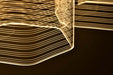 Vanity Nuvo 62-2408 Kenzo - LED 3 Light Vanity - Vintage Brass Finish - Light Guide Panel Nuvo