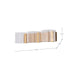 Vanity Nuvo 62-2408 Kenzo - LED 3 Light Vanity - Vintage Brass Finish - Light Guide Panel Nuvo