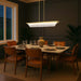 Pendant Nuvo 62-2411 Idris - LED Island Pendant - Vintage Brass Finish - Light Guide Panels Nuvo