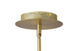 Pendant Nuvo 62-2412 Idris - LED 4 Light Pendant - Vintage Brass Finish - Light Guide Panels Nuvo