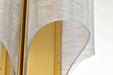 Pendant Nuvo 62-2412 Idris - LED 4 Light Pendant - Vintage Brass Finish - Light Guide Panels Nuvo
