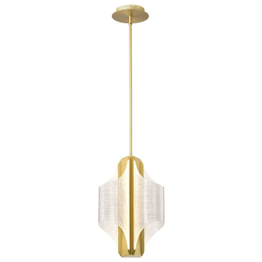 Pendant Nuvo 62-2413 Idris - LED 3 Light Pendant - Vintage Brass Finish - Light Guide Panels Nuvo