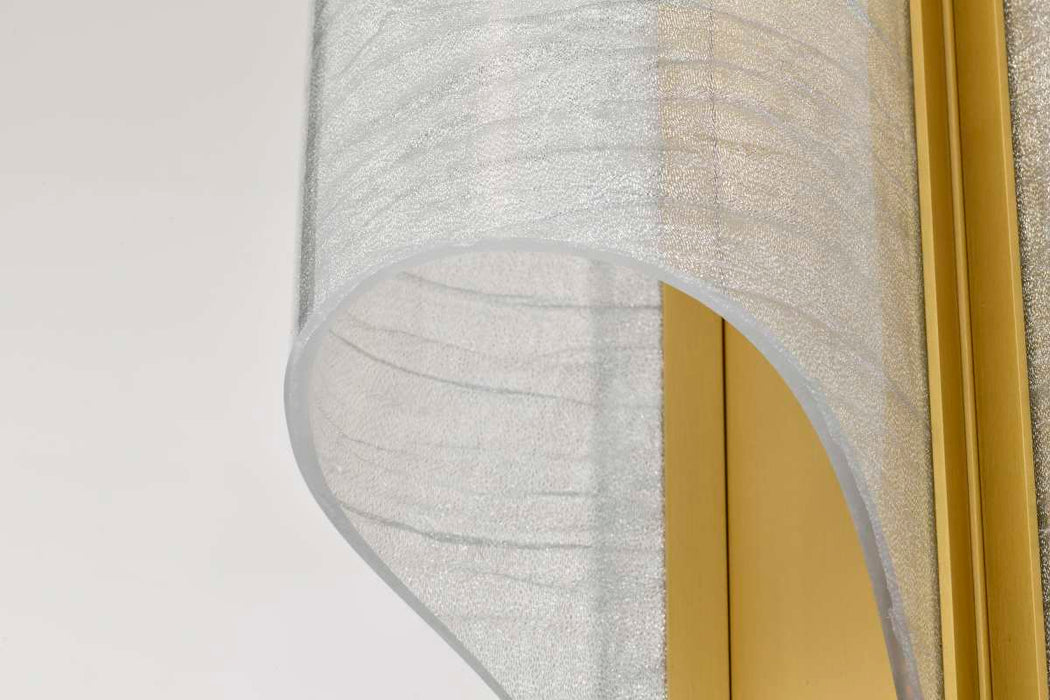 Pendant Nuvo 62-2413 Idris - LED 3 Light Pendant - Vintage Brass Finish - Light Guide Panels Nuvo