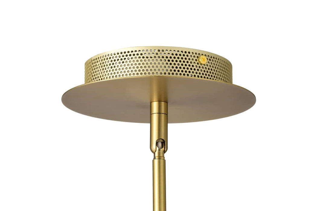 Pendant Nuvo 62-2413 Idris - LED 3 Light Pendant - Vintage Brass Finish - Light Guide Panels Nuvo