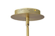 Pendant Nuvo 62-2413 Idris - LED 3 Light Pendant - Vintage Brass Finish - Light Guide Panels Nuvo