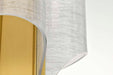 Pendant Nuvo 62-2413 Idris - LED 3 Light Pendant - Vintage Brass Finish - Light Guide Panels Nuvo