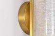 Sconce Nuvo 62-2414 Idris - LED 1 Light Wall Sconce - Vintage Brass Finish - Light Guide Panels Nuvo