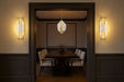 Sconce Nuvo 62-2414 Idris - LED 1 Light Wall Sconce - Vintage Brass Finish - Light Guide Panels Nuvo