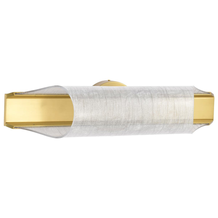 Sconce Nuvo 62-2415 Idris - LED 3 Light Wall Sconce - Vintage Brass Finish - Light Guide Panels Nuvo