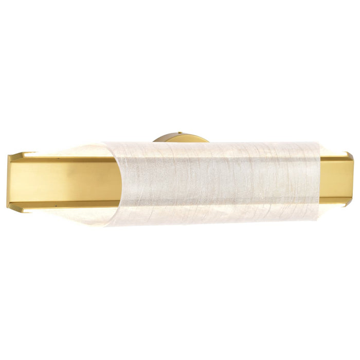 Sconce Nuvo 62-2415 Idris - LED 3 Light Wall Sconce - Vintage Brass Finish - Light Guide Panels Nuvo