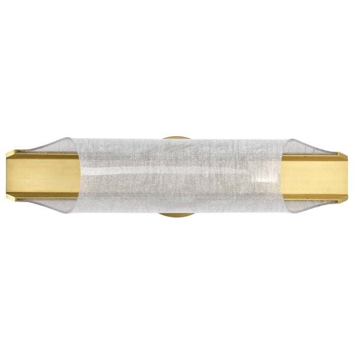 Sconce Nuvo 62-2415 Idris - LED 3 Light Wall Sconce - Vintage Brass Finish - Light Guide Panels Nuvo