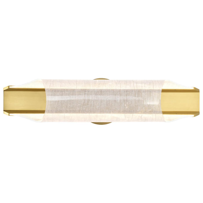 Sconce Nuvo 62-2415 Idris - LED 3 Light Wall Sconce - Vintage Brass Finish - Light Guide Panels Nuvo