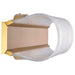 Sconce Nuvo 62-2415 Idris - LED 3 Light Wall Sconce - Vintage Brass Finish - Light Guide Panels Nuvo
