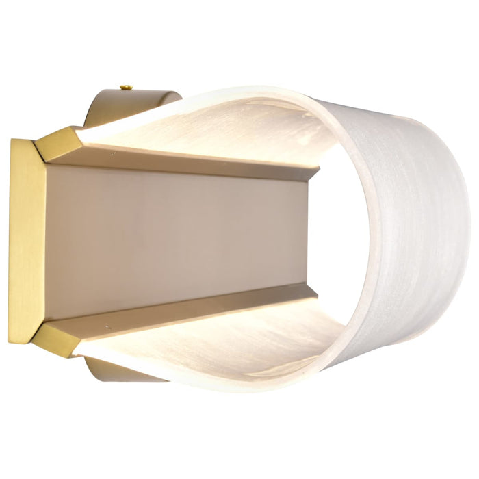 Sconce Nuvo 62-2415 Idris - LED 3 Light Wall Sconce - Vintage Brass Finish - Light Guide Panels Nuvo