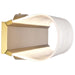 Sconce Nuvo 62-2415 Idris - LED 3 Light Wall Sconce - Vintage Brass Finish - Light Guide Panels Nuvo