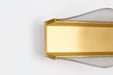 Sconce Nuvo 62-2415 Idris - LED 3 Light Wall Sconce - Vintage Brass Finish - Light Guide Panels Nuvo