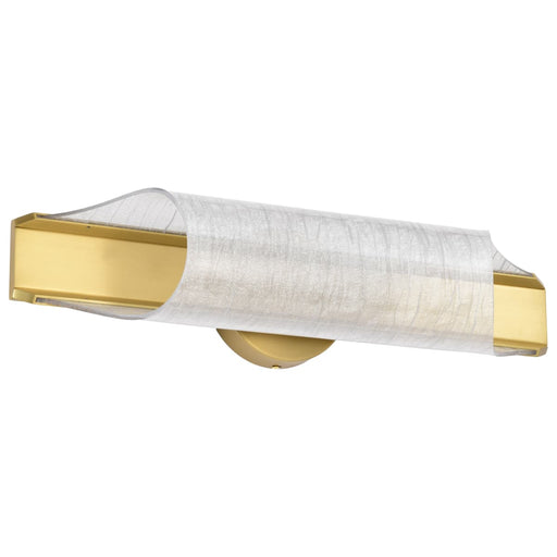 Sconce Nuvo 62-2415 Idris - LED 3 Light Wall Sconce - Vintage Brass Finish - Light Guide Panels Nuvo