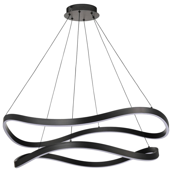 Pendant Nuvo 62-2421 Sylas - 36 Inch LED Pendant - Matte Black Finish Nuvo