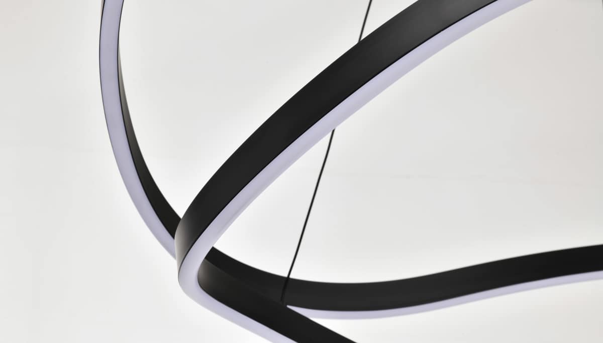 Pendant Nuvo 62-2421 Sylas - 36 Inch LED Pendant - Matte Black Finish Nuvo
