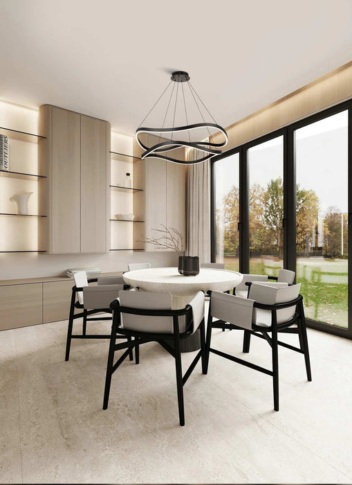 Pendant Nuvo 62-2421 Sylas - 36 Inch LED Pendant - Matte Black Finish Nuvo