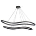Pendant Nuvo 62-2422 Sylas - 48 Inch LED Pendant - Matte Black Finish Nuvo