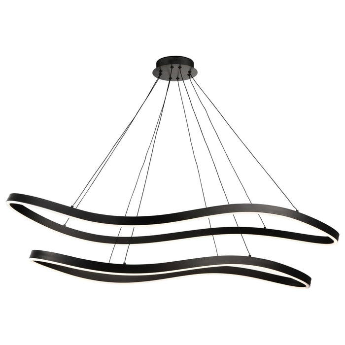 Pendant Nuvo 62-2422 Sylas - 48 Inch LED Pendant - Matte Black Finish Nuvo