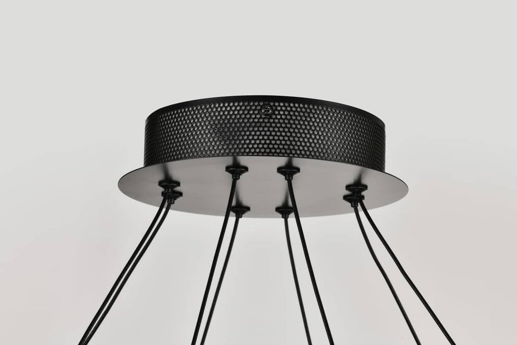 Pendant Nuvo 62-2422 Sylas - 48 Inch LED Pendant - Matte Black Finish Nuvo