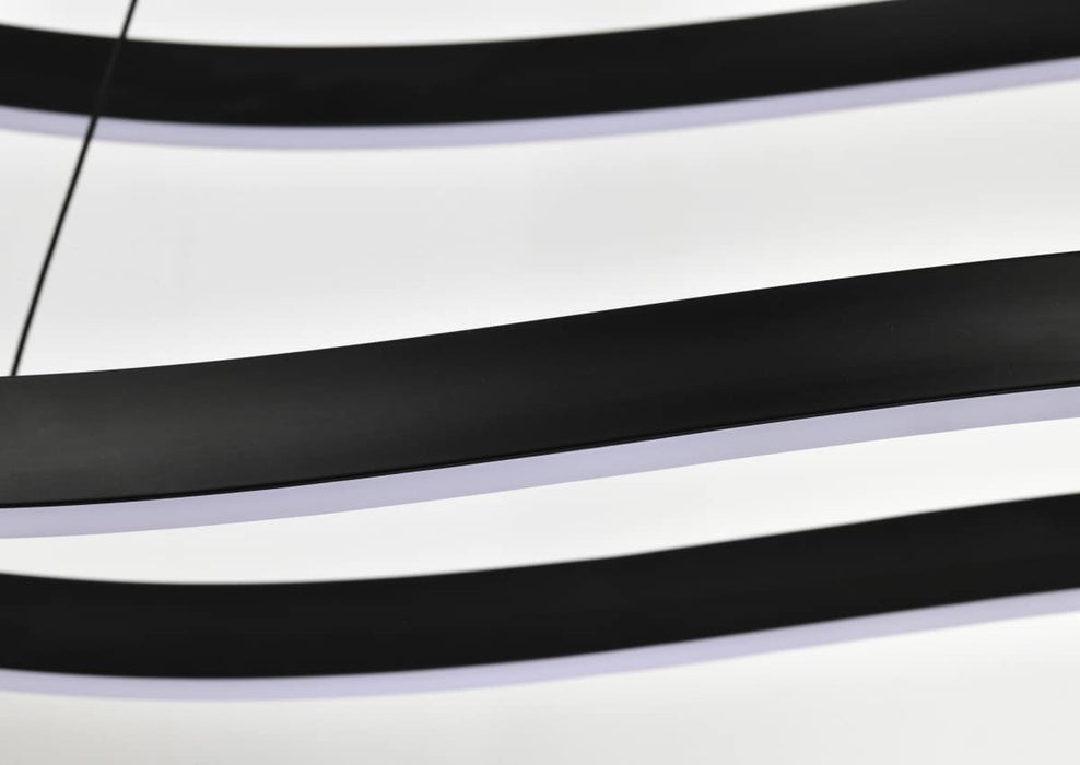Pendant Nuvo 62-2422 Sylas - 48 Inch LED Pendant - Matte Black Finish Nuvo