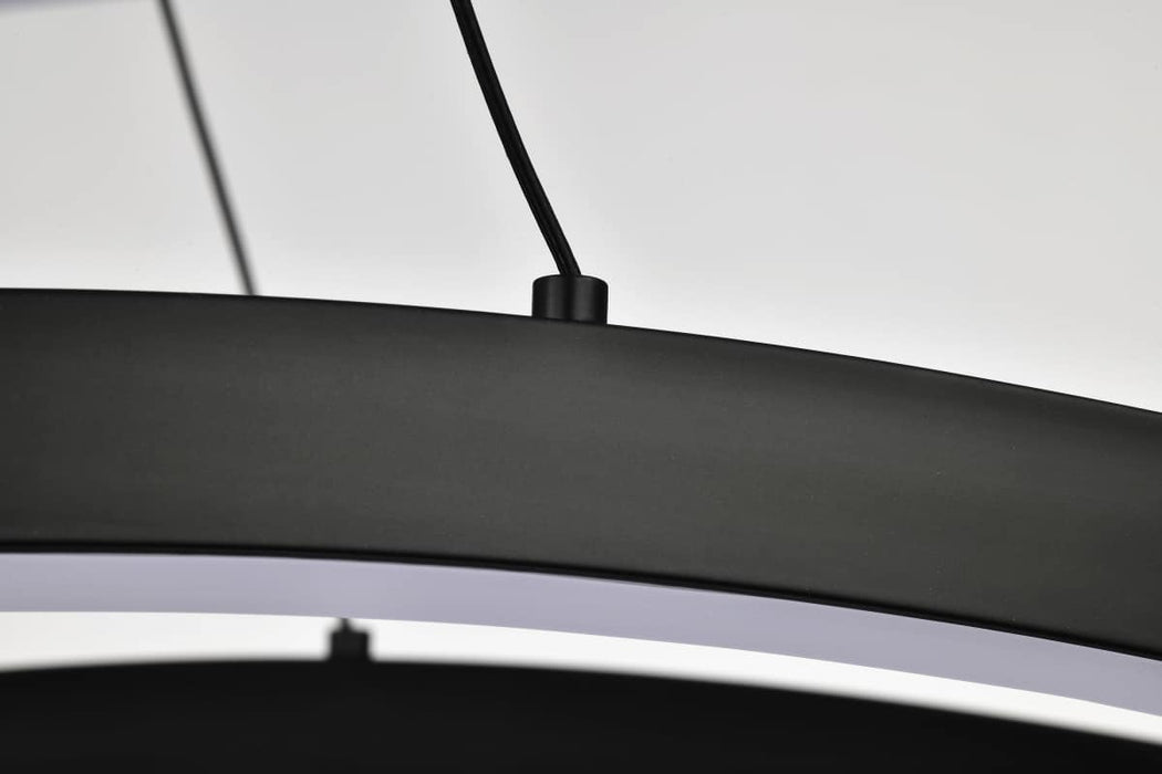 Pendant Nuvo 62-2422 Sylas - 48 Inch LED Pendant - Matte Black Finish Nuvo
