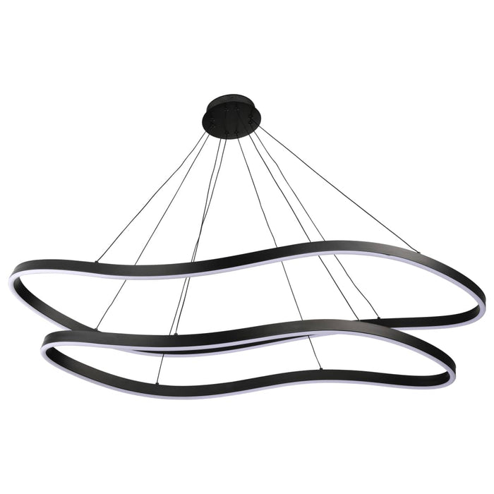 Pendant Nuvo 62-2422 Sylas - 48 Inch LED Pendant - Matte Black Finish Nuvo