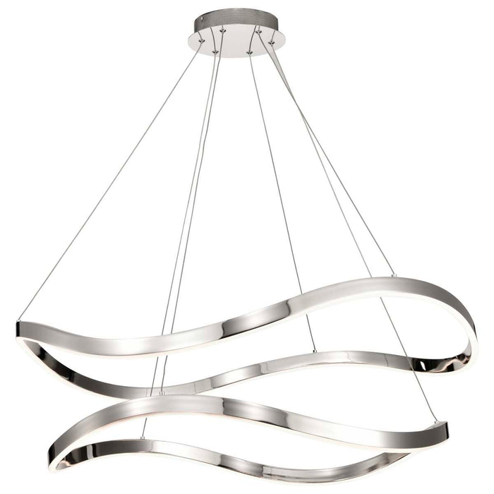 Pendant Nuvo 62-2431 Sylas - 36 Inch LED Pendant - Polished Nickel Finish Nuvo