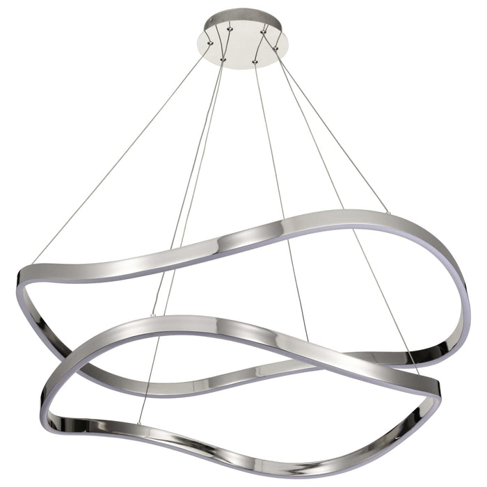 Pendant Nuvo 62-2431 Sylas - 36 Inch LED Pendant - Polished Nickel Finish Nuvo