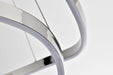 Pendant Nuvo 62-2431 Sylas - 36 Inch LED Pendant - Polished Nickel Finish Nuvo