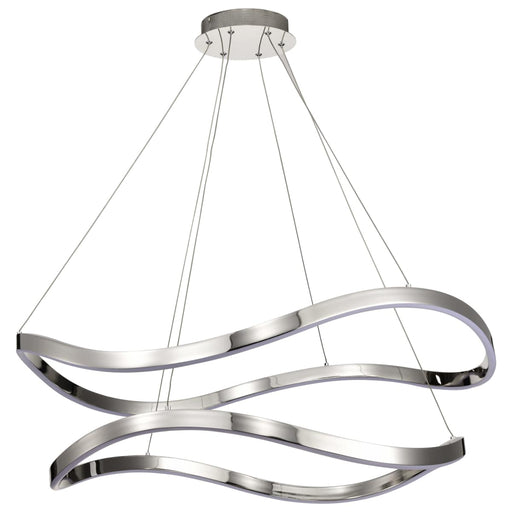 Pendant Nuvo 62-2431 Sylas - 36 Inch LED Pendant - Polished Nickel Finish Nuvo