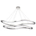 Pendant Nuvo 62-2432 Sylas - 48 Inch LED Pendant - Polished Nickel Finish Nuvo