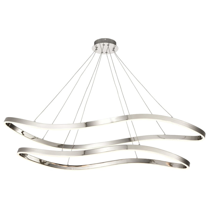 Pendant Nuvo 62-2432 Sylas - 48 Inch LED Pendant - Polished Nickel Finish Nuvo