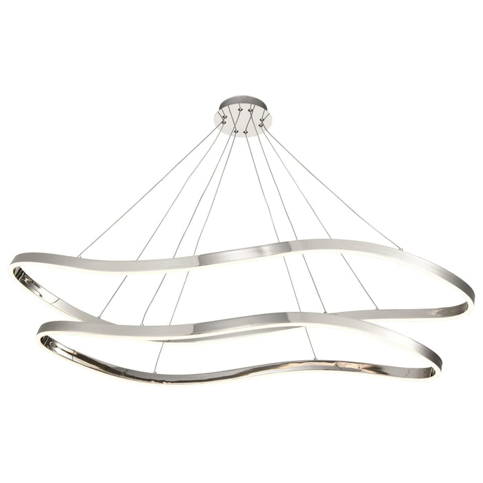 Pendant Nuvo 62-2432 Sylas - 48 Inch LED Pendant - Polished Nickel Finish Nuvo