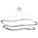 Pendant Nuvo 62-2432 Sylas - 48 Inch LED Pendant - Polished Nickel Finish Nuvo