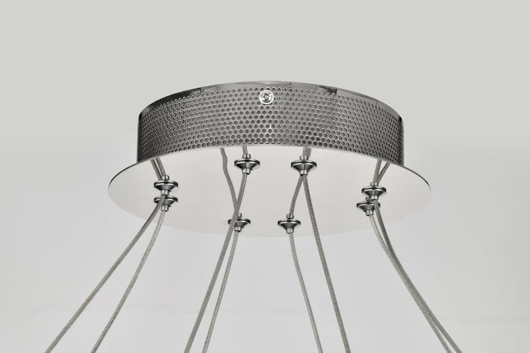 Pendant Nuvo 62-2432 Sylas - 48 Inch LED Pendant - Polished Nickel Finish Nuvo