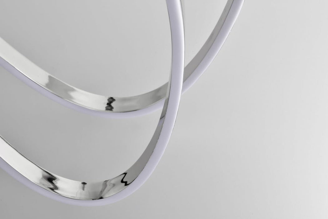 Pendant Nuvo 62-2432 Sylas - 48 Inch LED Pendant - Polished Nickel Finish Nuvo
