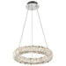 Pendant Nuvo 62-2441 Asher - LED 15 Inch Pendant - Polished Nickel Finish - K9 Crystal Nuvo
