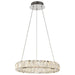 Pendant Nuvo 62-2441 Asher - LED 15 Inch Pendant - Polished Nickel Finish - K9 Crystal Nuvo