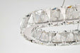 Pendant Nuvo 62-2443 Asher - LED 36 Inch Oval Pendant - Polished Nickel Finish - K9 Crystal Nuvo