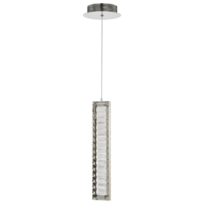 Mini Pendant Nuvo 62-2445 Nova - LED 16 Inch Mini Pendant - Polished Nickel Finish - K9 Crystal Nuvo