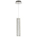 Mini Pendant Nuvo 62-2445 Nova - LED 16 Inch Mini Pendant - Polished Nickel Finish - K9 Crystal Nuvo
