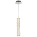 Mini Pendant Nuvo 62-2445 Nova - LED 16 Inch Mini Pendant - Polished Nickel Finish - K9 Crystal Nuvo
