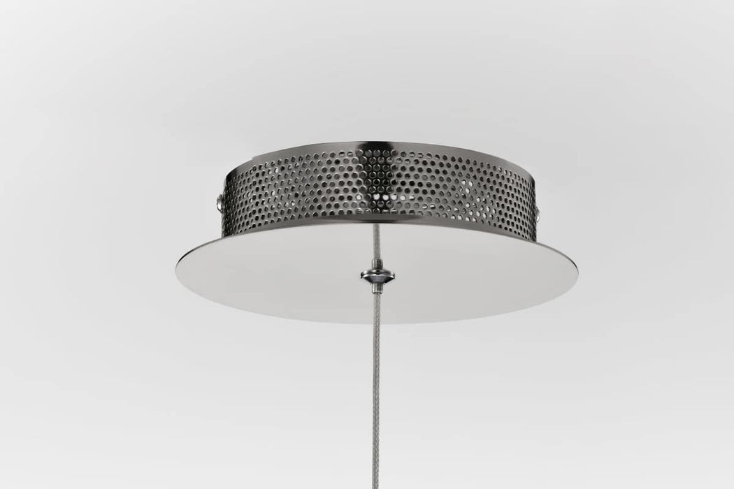 Mini Pendant Nuvo 62-2445 Nova - LED 16 Inch Mini Pendant - Polished Nickel Finish - K9 Crystal Nuvo